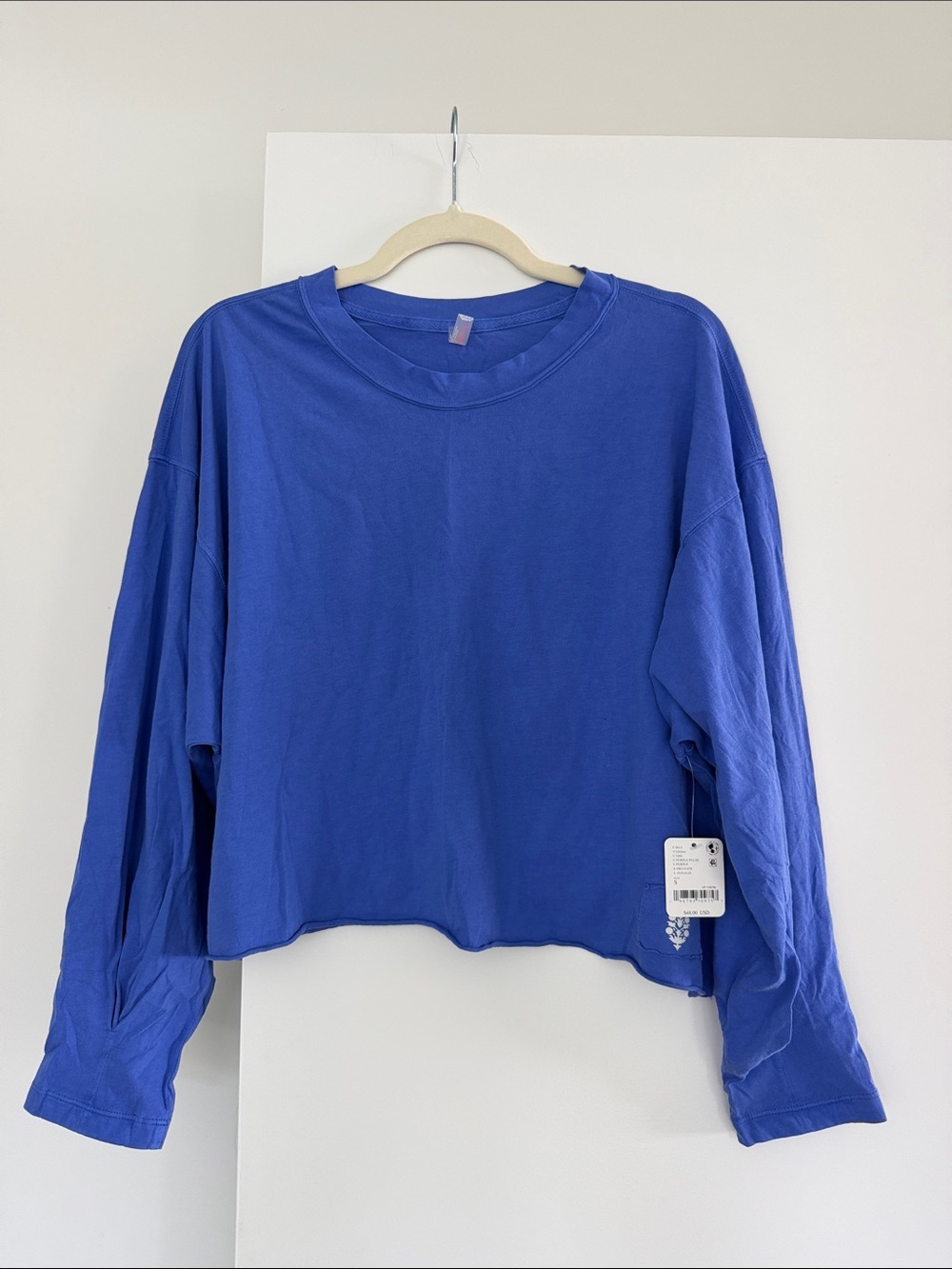 Fp Movement inspire layer 100% cotton Long-Sleeve Top Size Small